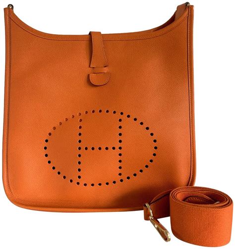 hermes body bag orange|Hermes shoulder bag price.